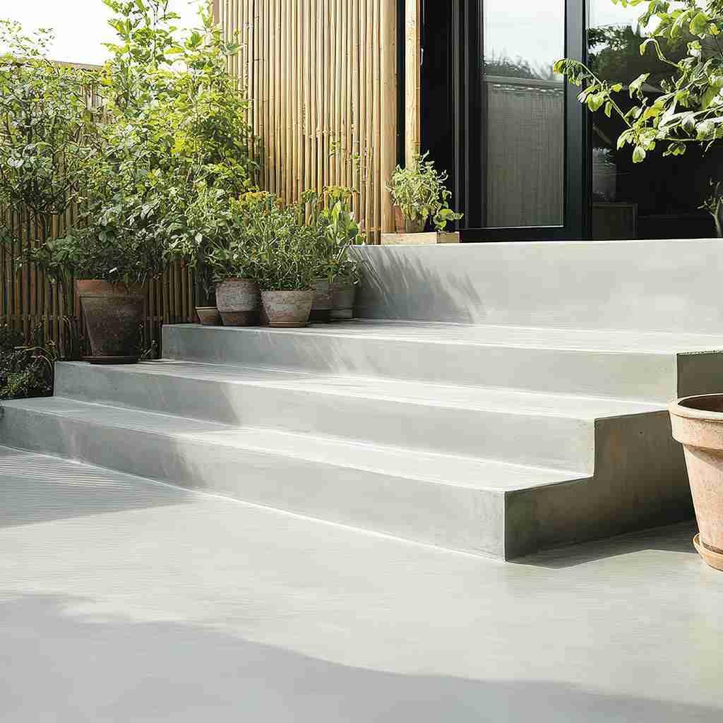 Cracked and crumbling outdoor concrete steps creating a safety hazard